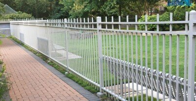 Ornamental Fence in White